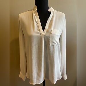 RO&DE Long sleeve neutral colored blouse - Small- excellent condition